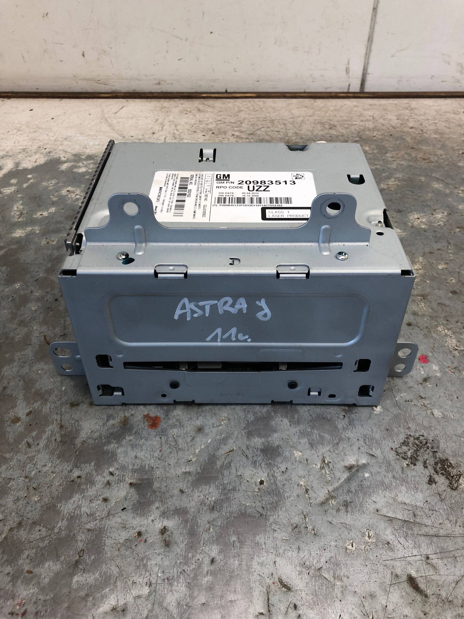 RADIO CD OPEL ASTRA J 20983513
