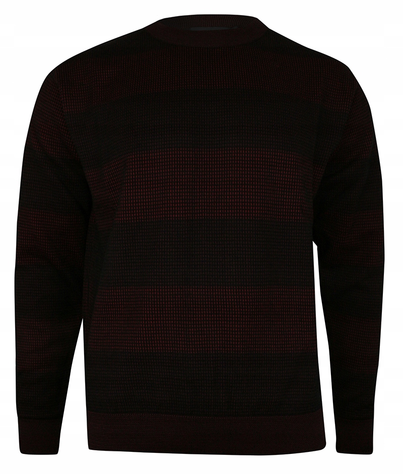 Černo-bordový pánský svetr Uneck -kings- L