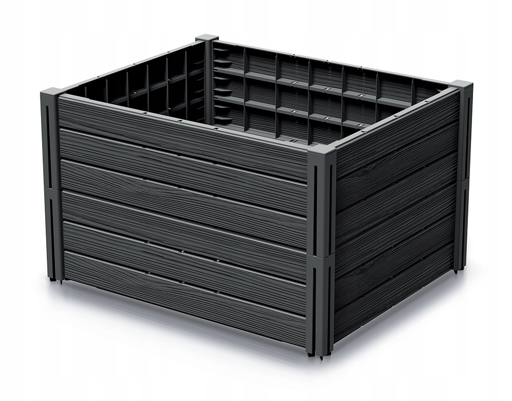 Rabatka ogrodowa Base Plant 75x61x46cm antracyt Prosperplast IBPS166-S433