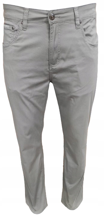 SPODNIE MĘSKIE BAWEŁNIANE CIENKIE JASNE BEŻOWE W35 L32 Marka inna