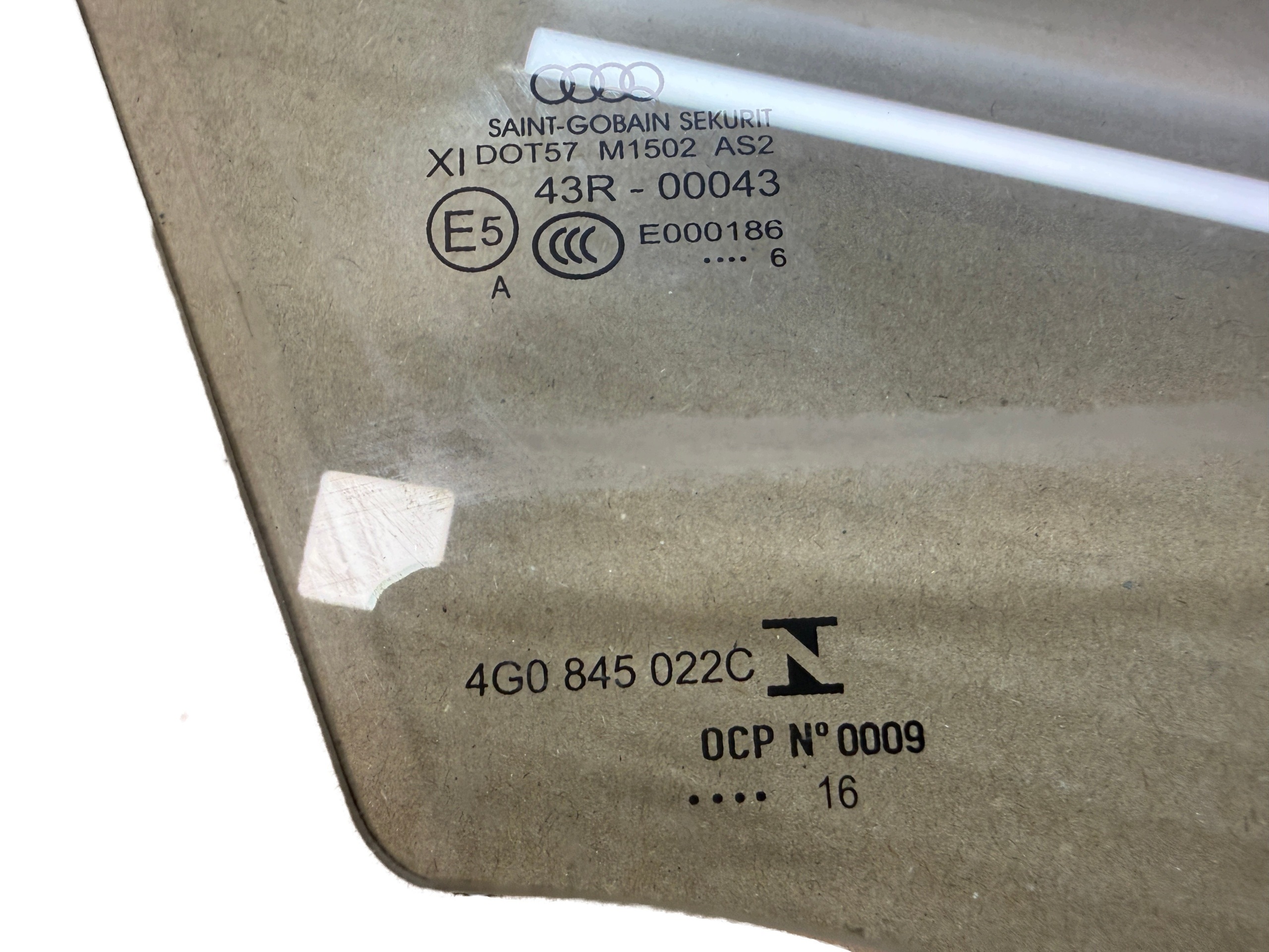 AUDI A6 4G C7 window right front PODWOJNA 2016R