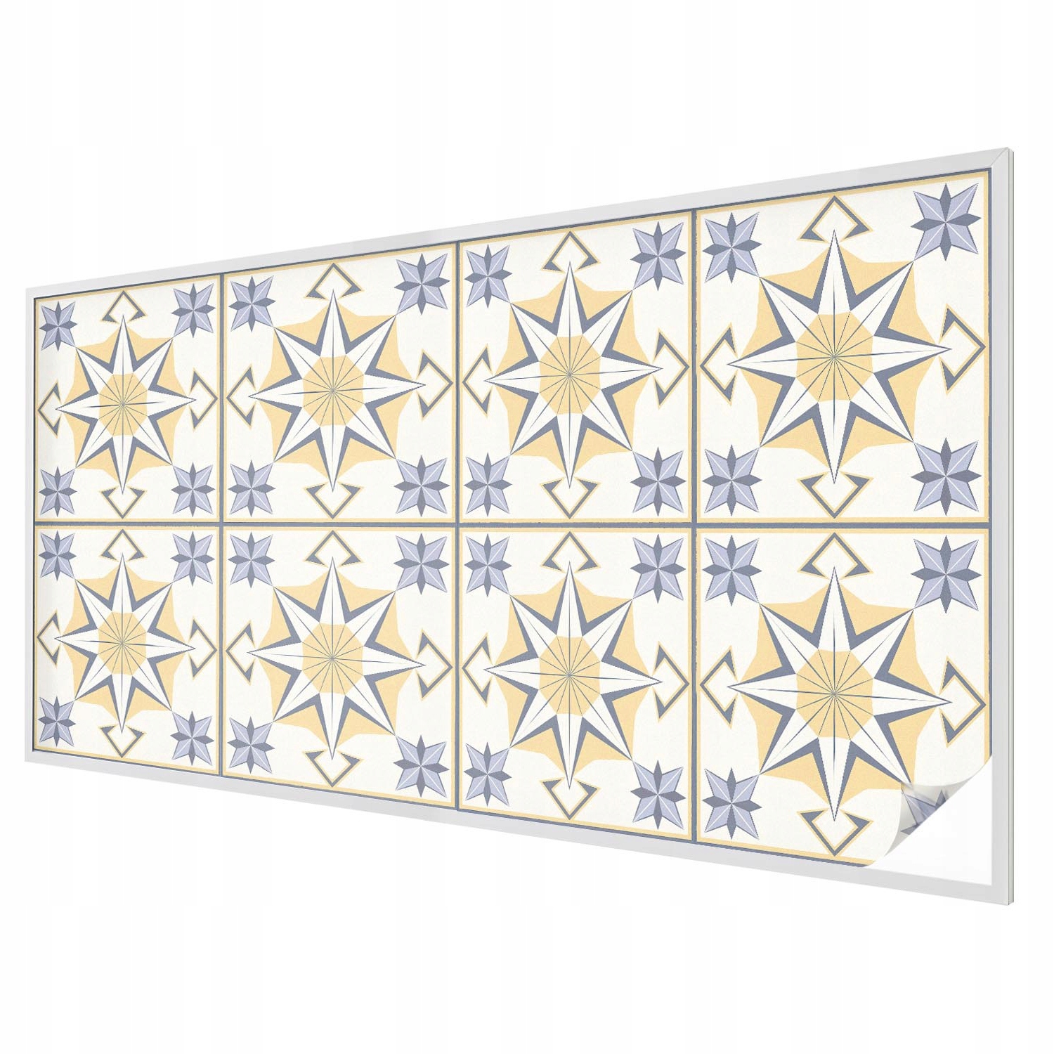 Ozdobná Fólie Vitrážová Samolepicí Geometrické hvězdy 200x100