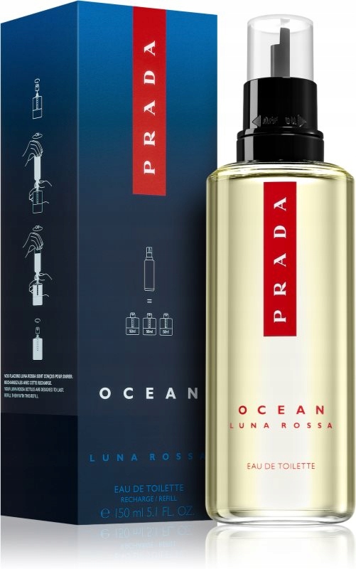 Prada Luna Rossa Ocean toaletní voda náplň 150 Ml pro muže