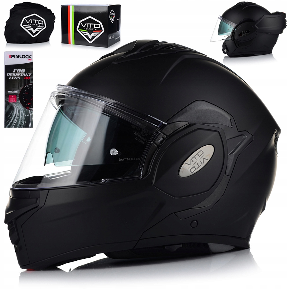 Motocyklová Prilba S Čeľusťou| Vito Reverse Otočná Čeľusť Pinlock