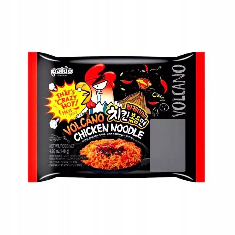 Danie makaron curry Volcano Chicken super ostra 140g 13577438956