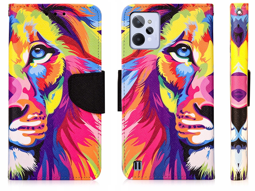 

Etui Portfel Case Do Realme C31 Szkło