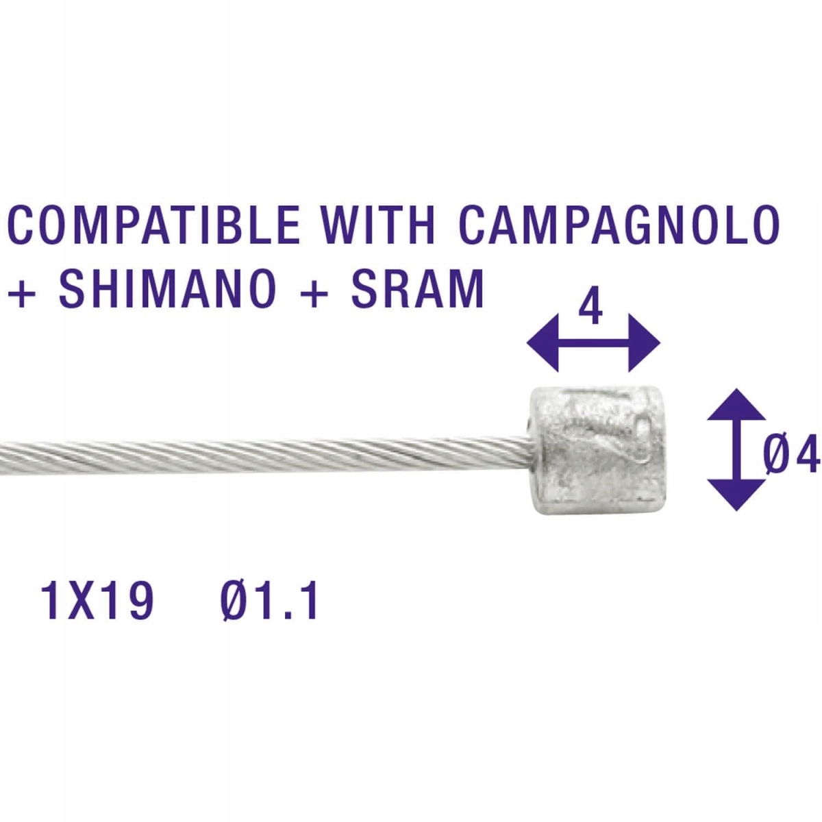 Linka przerzutki Elvedes Shimano Nexus 2,25m Rodzaj linka