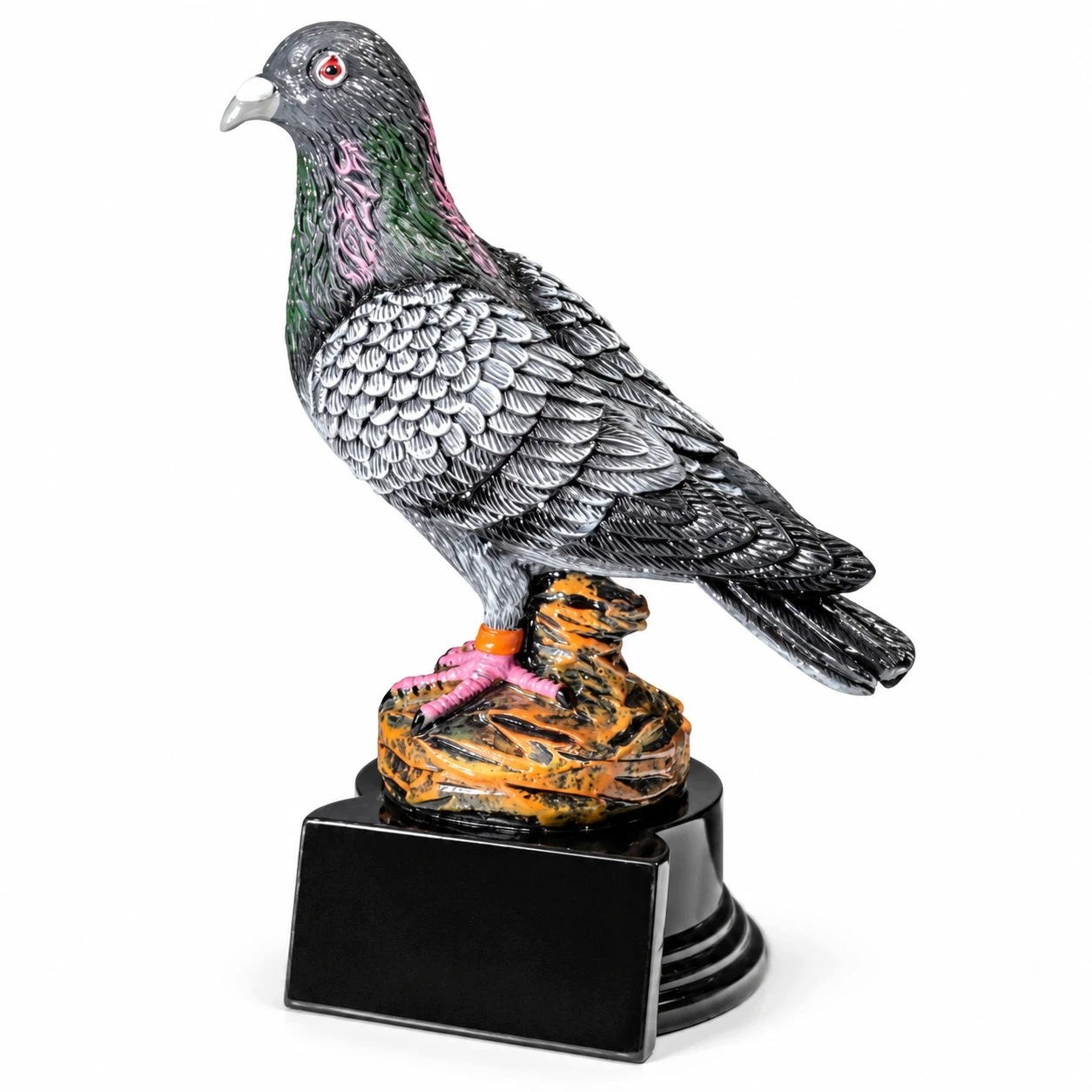 Statuetka Gołąb 14,5 cm Gołębiarstwo Nagroda Hodowcy z Grawerem