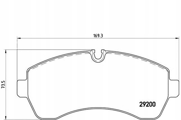 Brembo Brzdové Destičky Mercedes Sprinter 5-T 06- Asistent řidiče #28