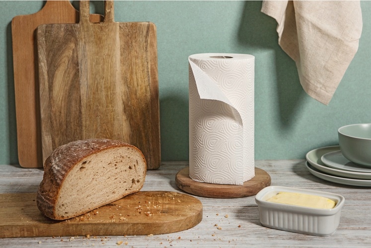 Ręcznik Kuchenny Papierowy Lambi Kitchen do żywności 3-warstwowy 2 rolki Marka Lambi