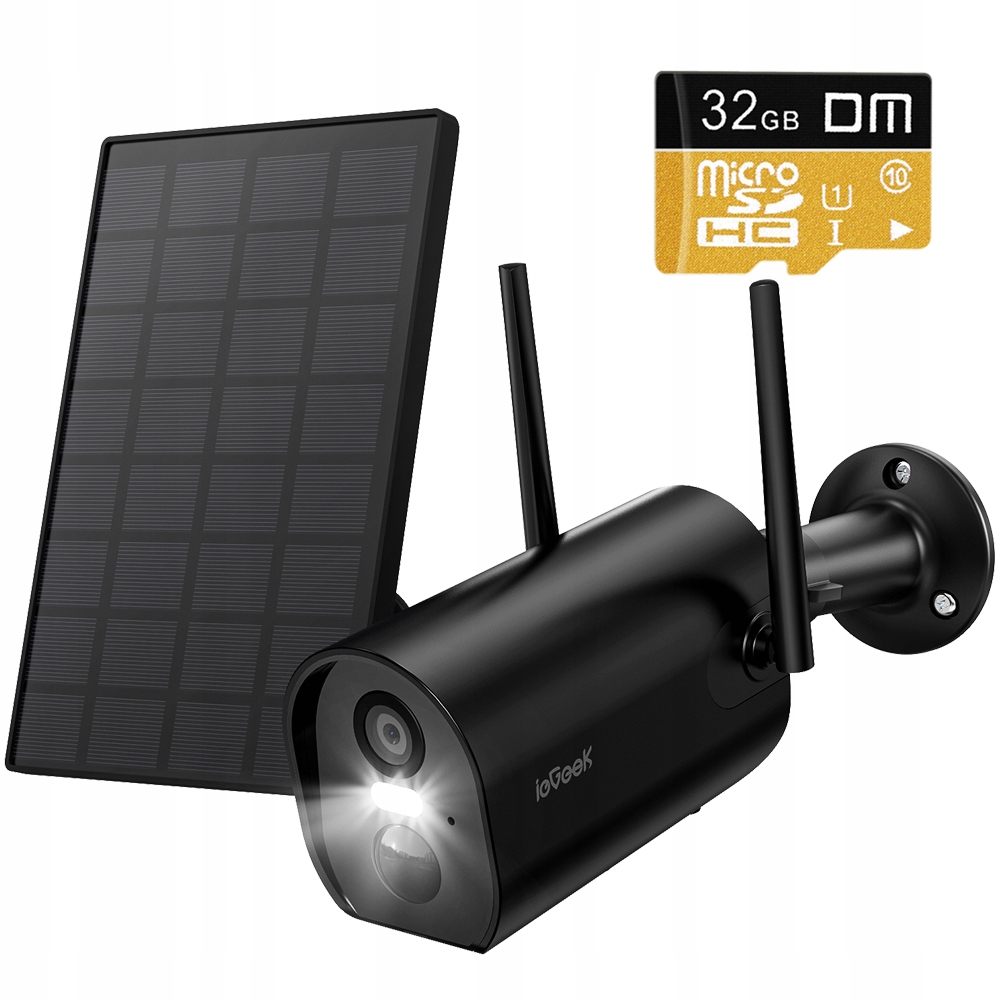

Kamera Zewnętrzna Solarna Wifi 3MP z Bateria +32GB