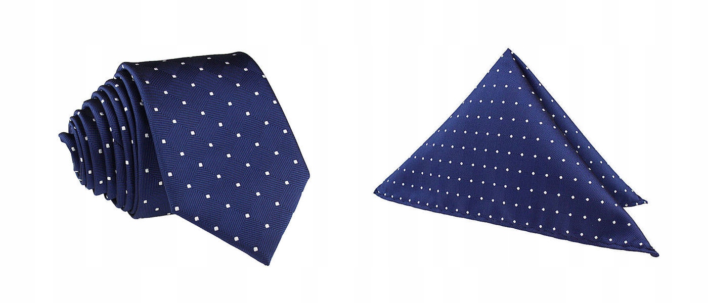 

Zestaw Komplet Krawat i Poszetka Chusteczka