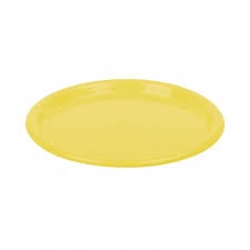 

Talerz Plastikowy Okrągły Żółty 25,5 cm