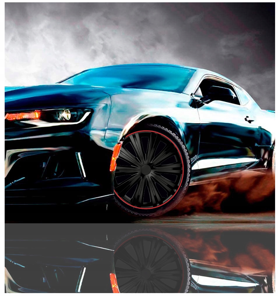 KOŁPAKI 16 CZARNE do FIAT RENAULT VW PEUGEOT OPEL SKODA KIA HYUNDAI FORD Producent Inny