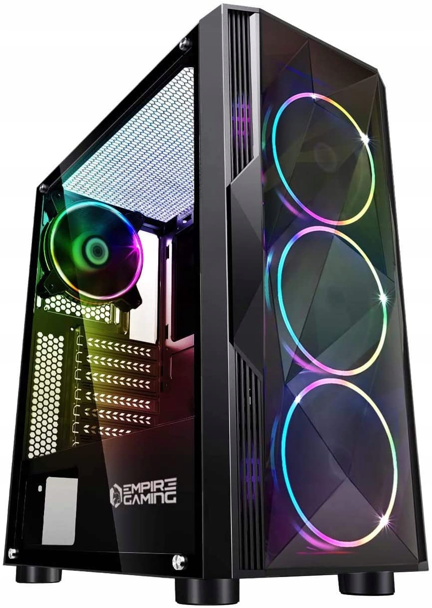 Корпус EMPIRE GAMING Diamond ARGB Midi Tower черный