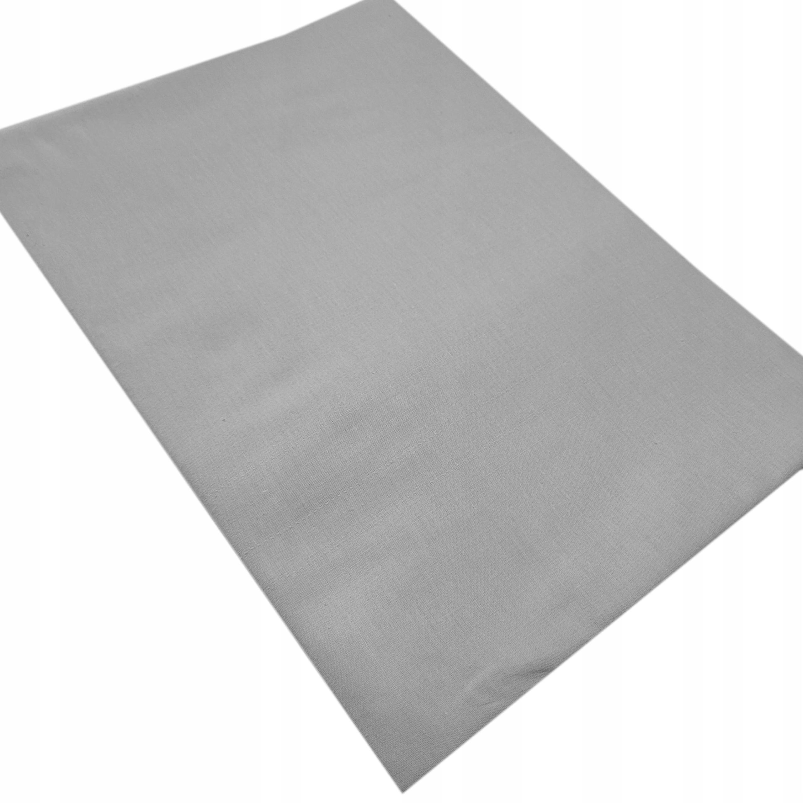 

Szare Prześcieradło Bawełniane 200x220 Bez Gumki