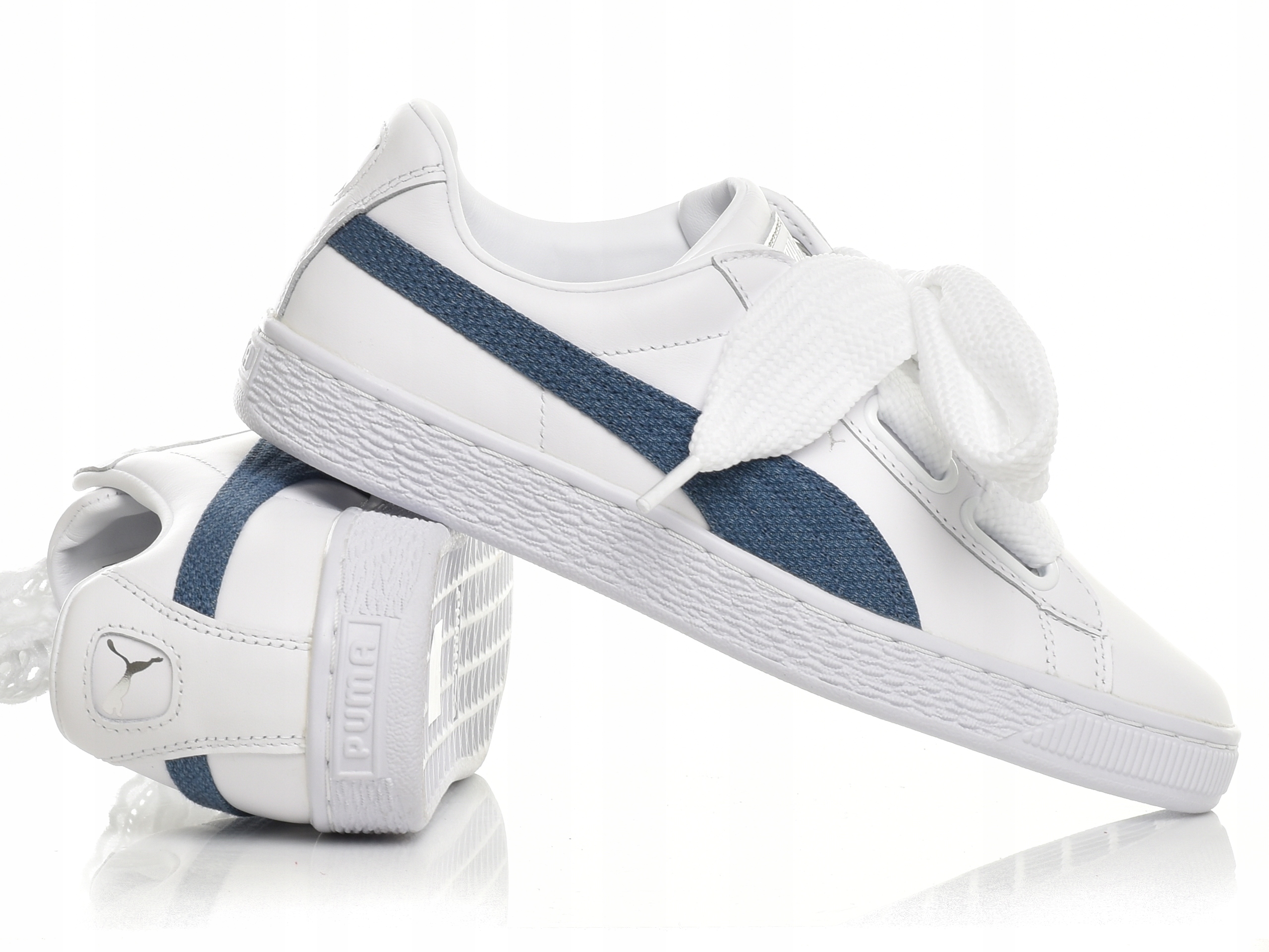 

Buty damskie Puma Basket Heart Denim 367835-01