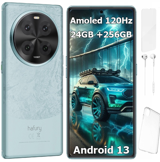 Smartphone Cubot Hafury Meet 24/256GB Amoled 2K+ Android13 Nfc Fhydro
