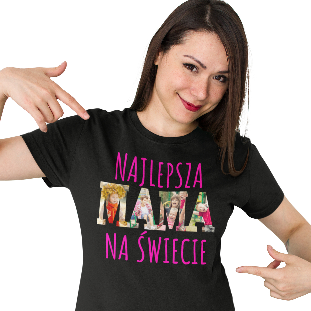 

T-shirt Dla Mamy Twoje Zdjęcia Napisy