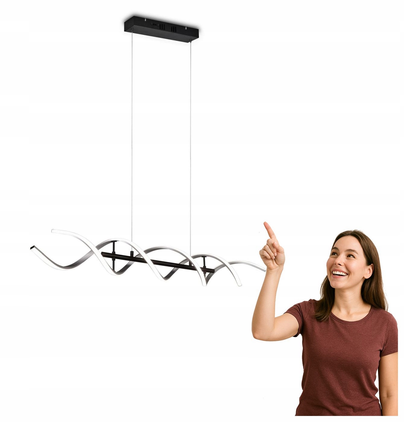 Led závesná lampa 45W Sequence 341810205 Trio