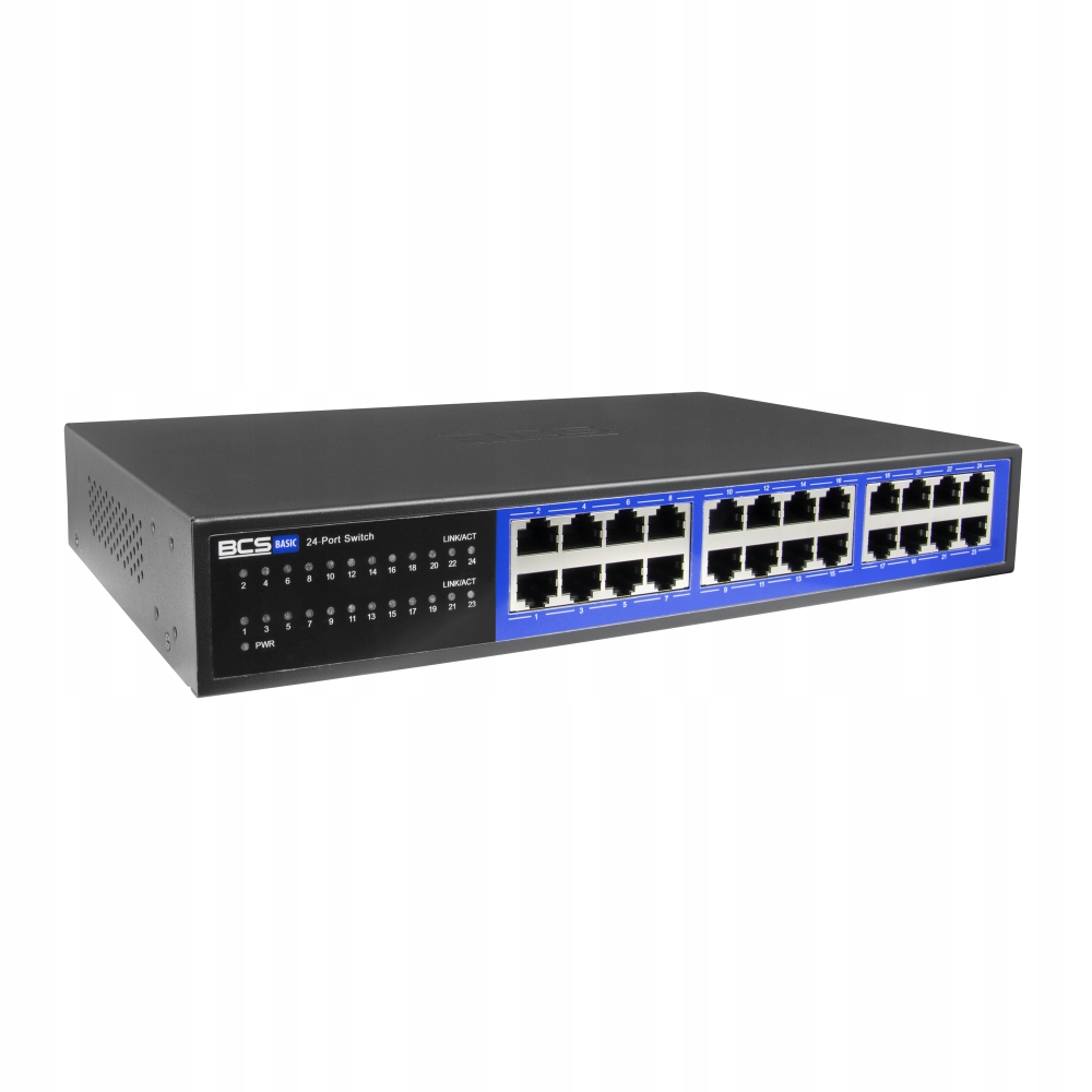 24x Lan prepínač BCS-B-S24G Bcs 48Gb/s 24-portový 24×RJ45 1Gbps Bcs Basic