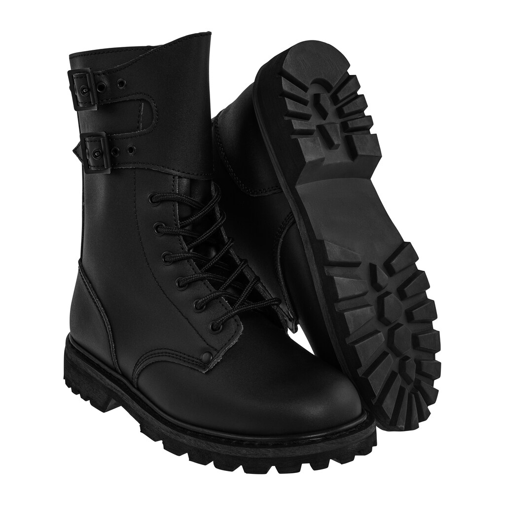 Buty wojskowe taktyczne Mil-Tec French Action Leather Combat Boots Black 40