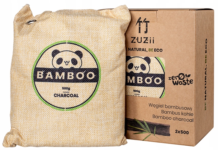 

ZUZii Węgiel Bambusowy pochłaniacz wilgoci 2x500 g