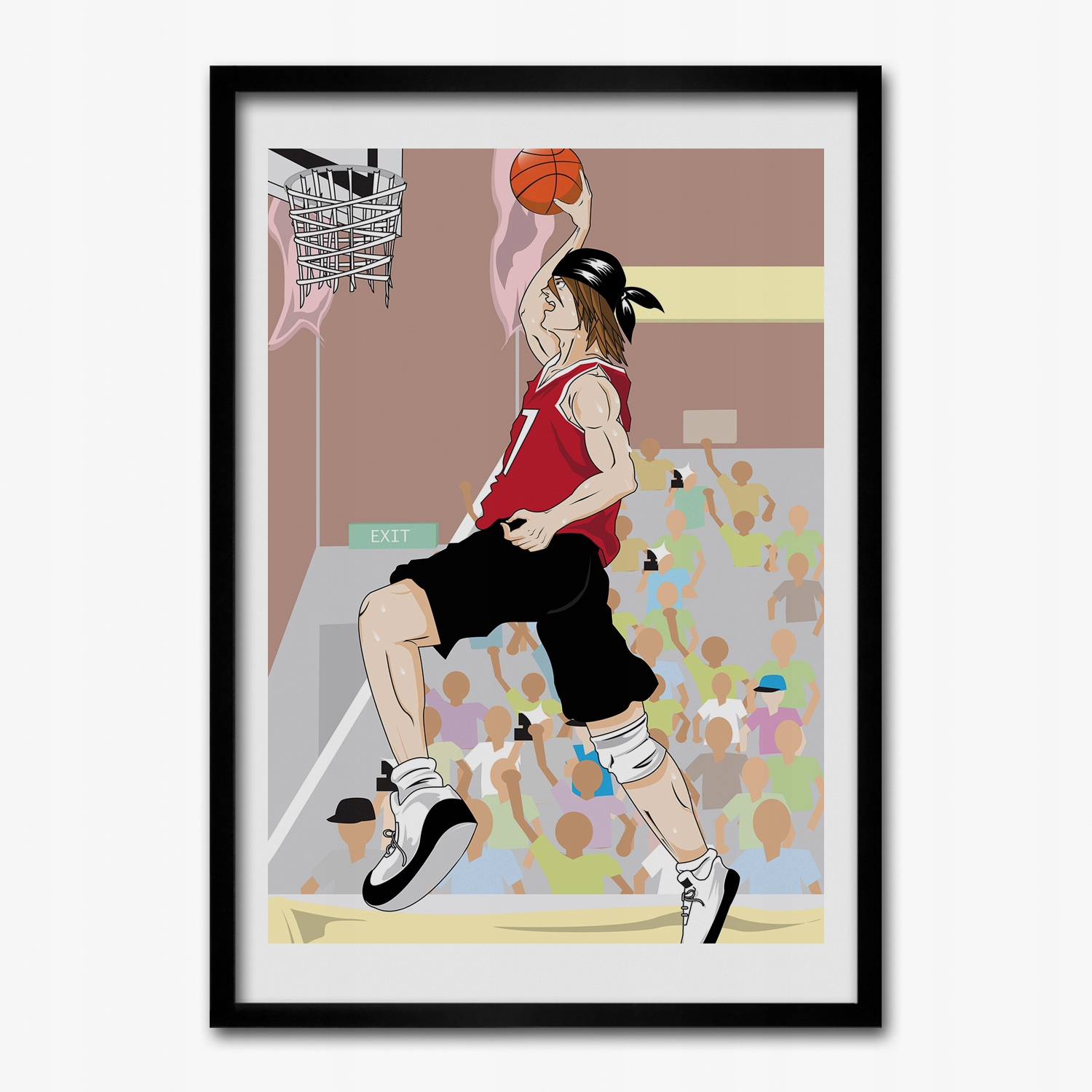 Nástěnný obraz v rámu Basketbal hráč 50x70 cm