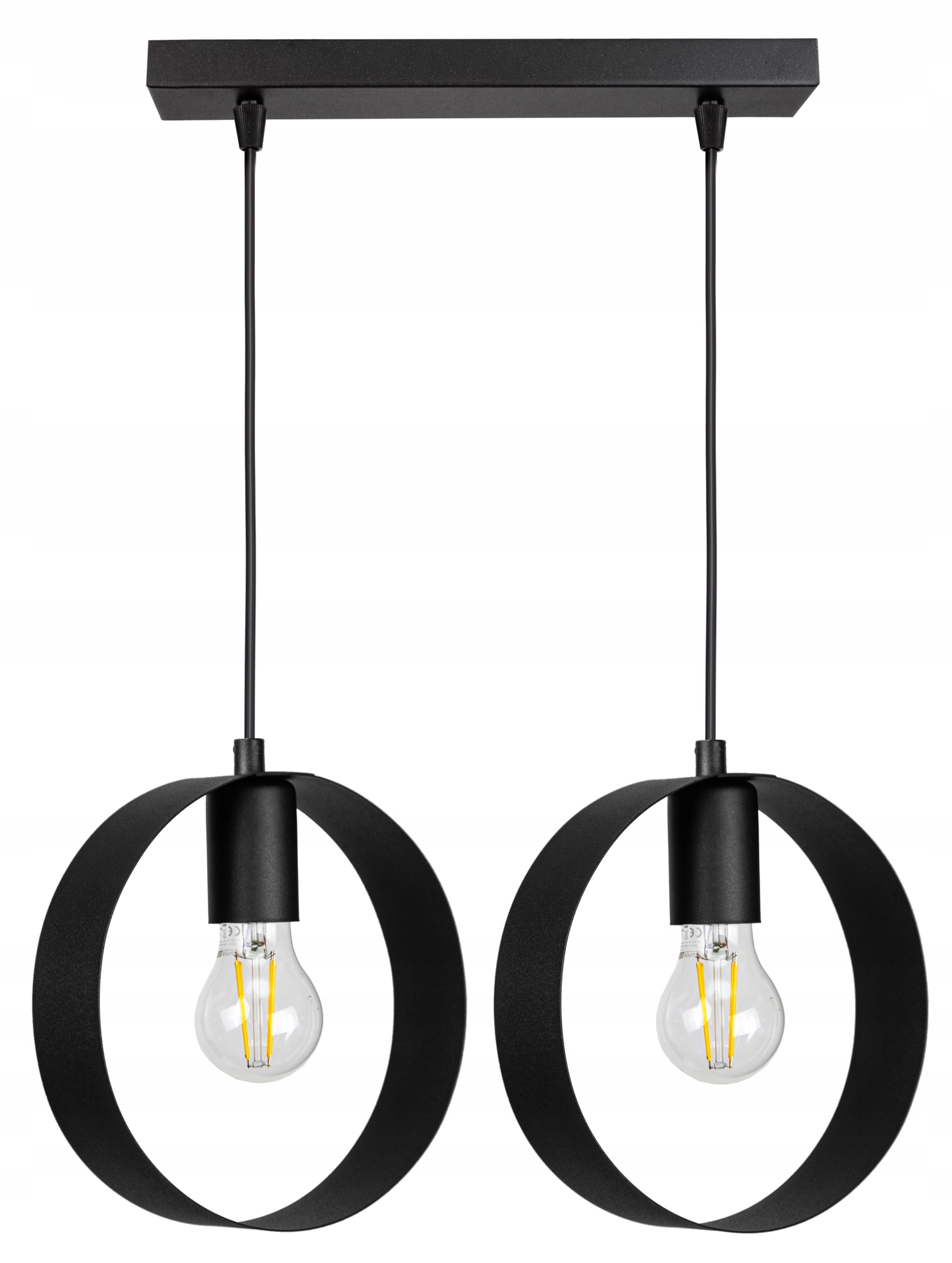LAMPA SUFITOWA PLAFON ŻYRANDOL LOFT EDISON RING