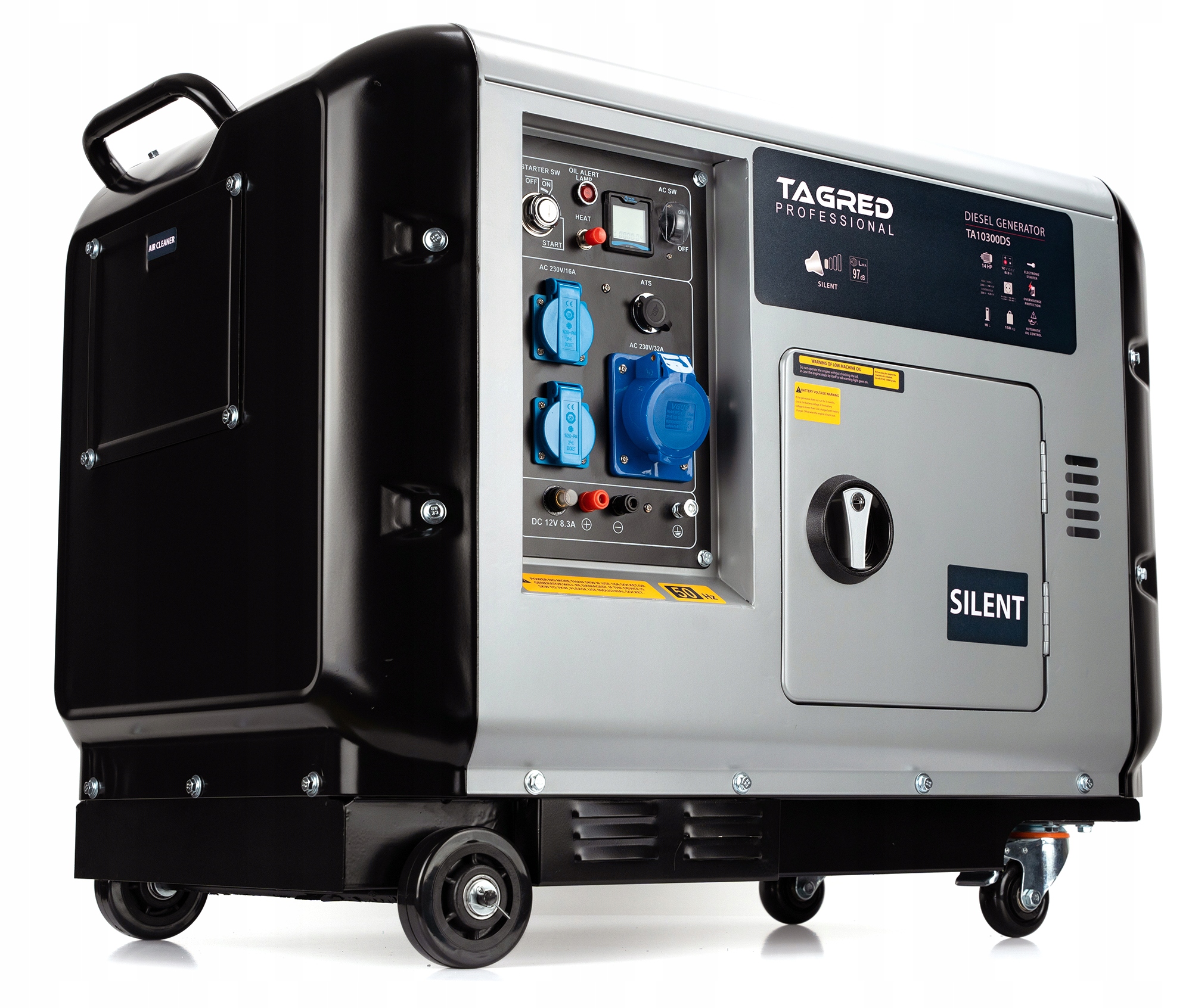 DIESEL AGREGAT PRĄDOTWÓRCZY 10KW 230V 32A ATS AVR Model TA10300DSTA752