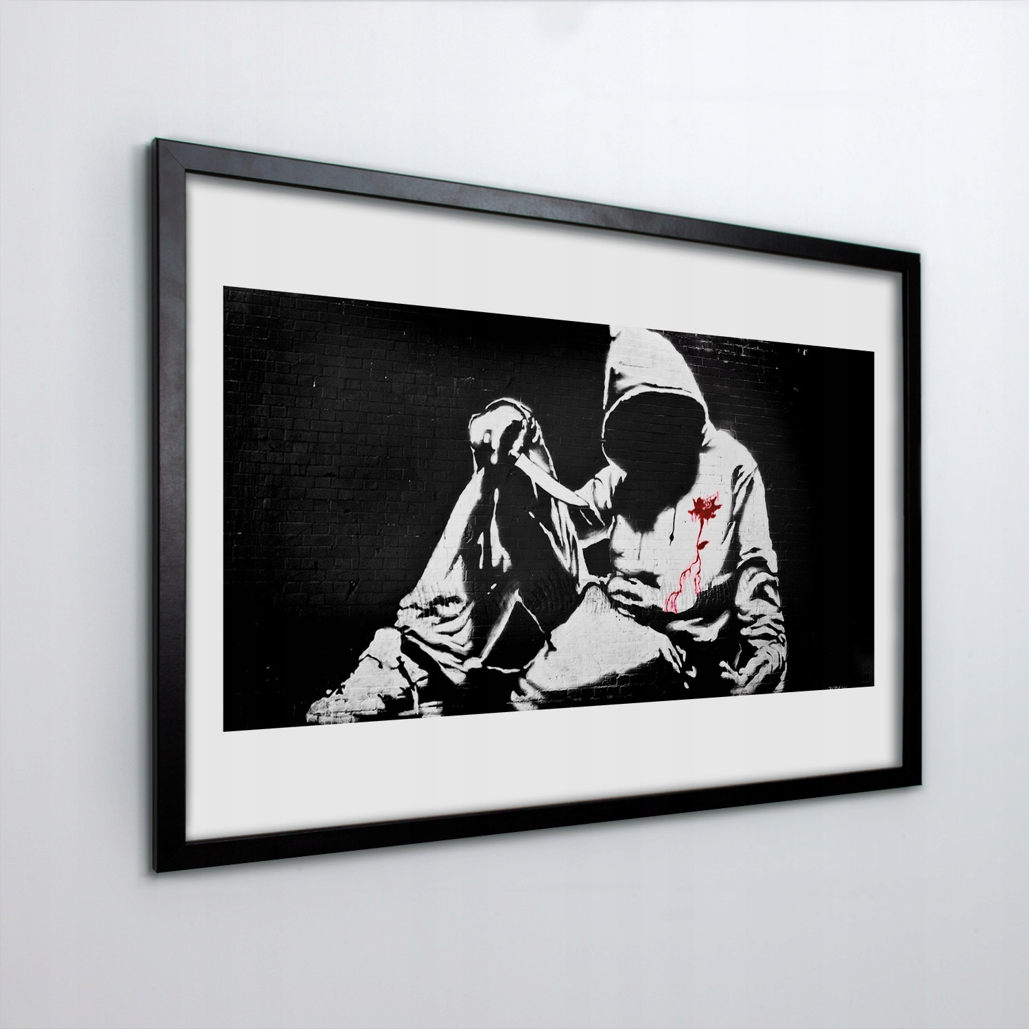 Nástěnný obraz v rámu Mdf Graffiti postava 30x20 cm