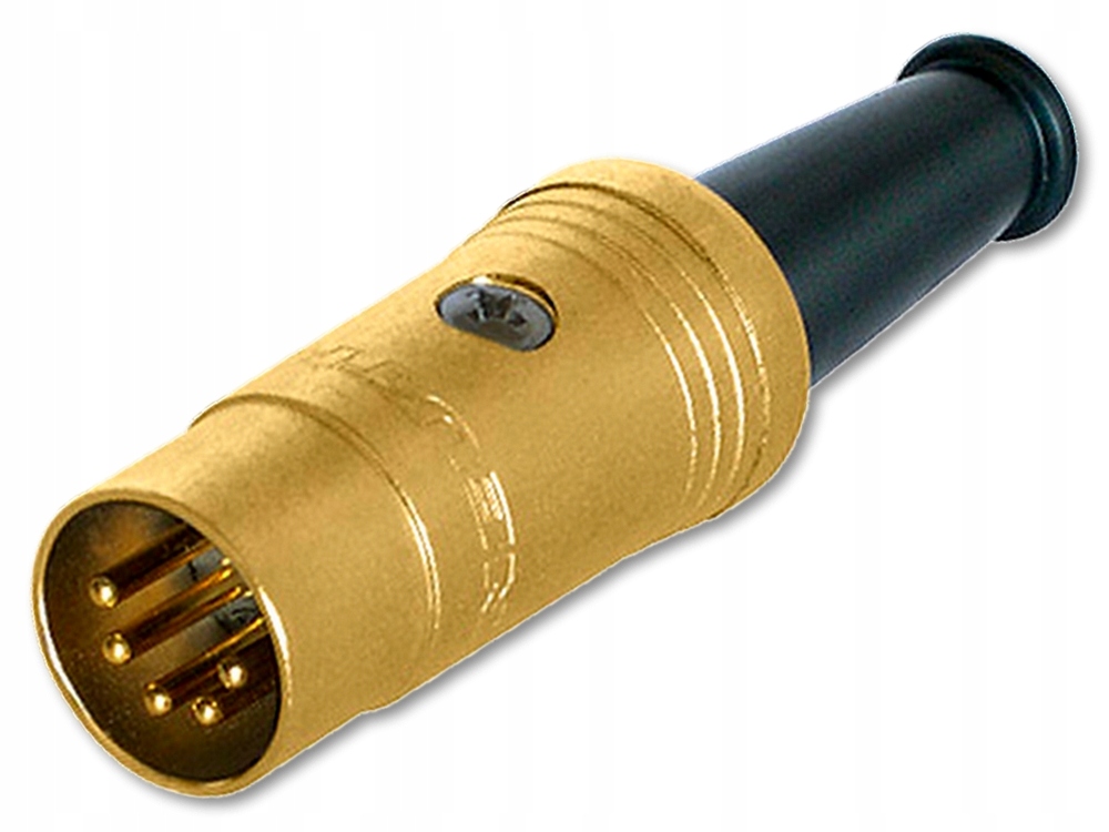 

Neutrik Rean NYS322AG Złącze Wtyk MIDI DIN5 5 Pin