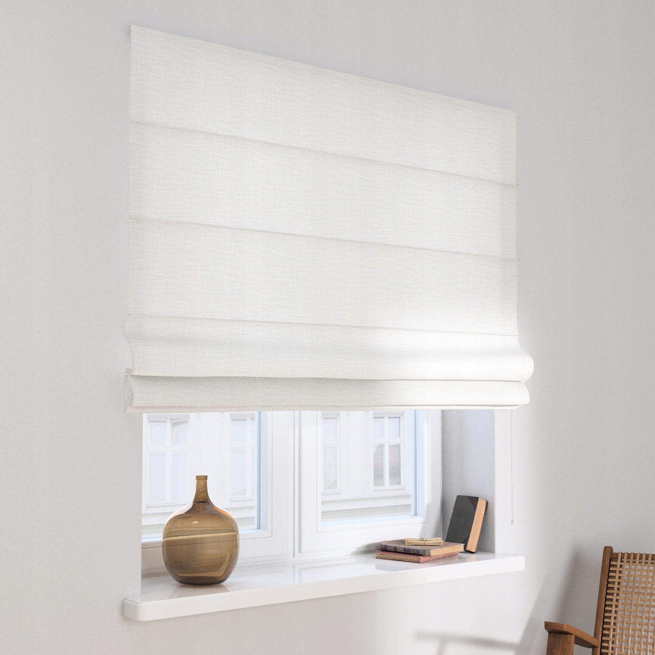 Hotová římská roleta Capri 80x170 cm bílá
