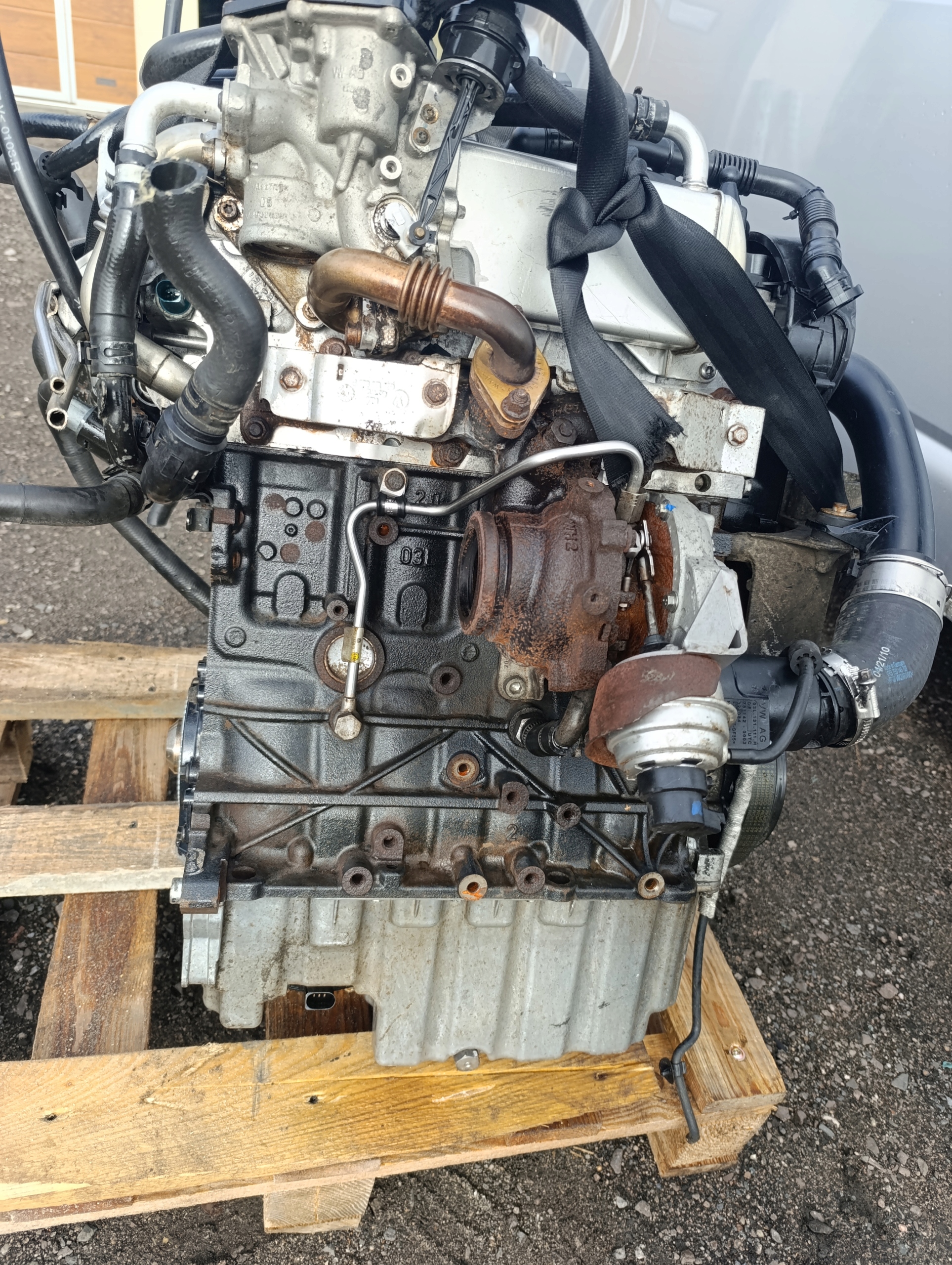 VW T5 LIFT T6 engine complete 2.0 TDI CCH CCHA 134 tys. km