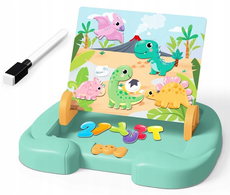 MAGNETIC EDUCATIONAL ERASABLE BOARD ACCESSORIES WITH DINOSAURS MOTIVE EAN (GTIN) 6920179606220