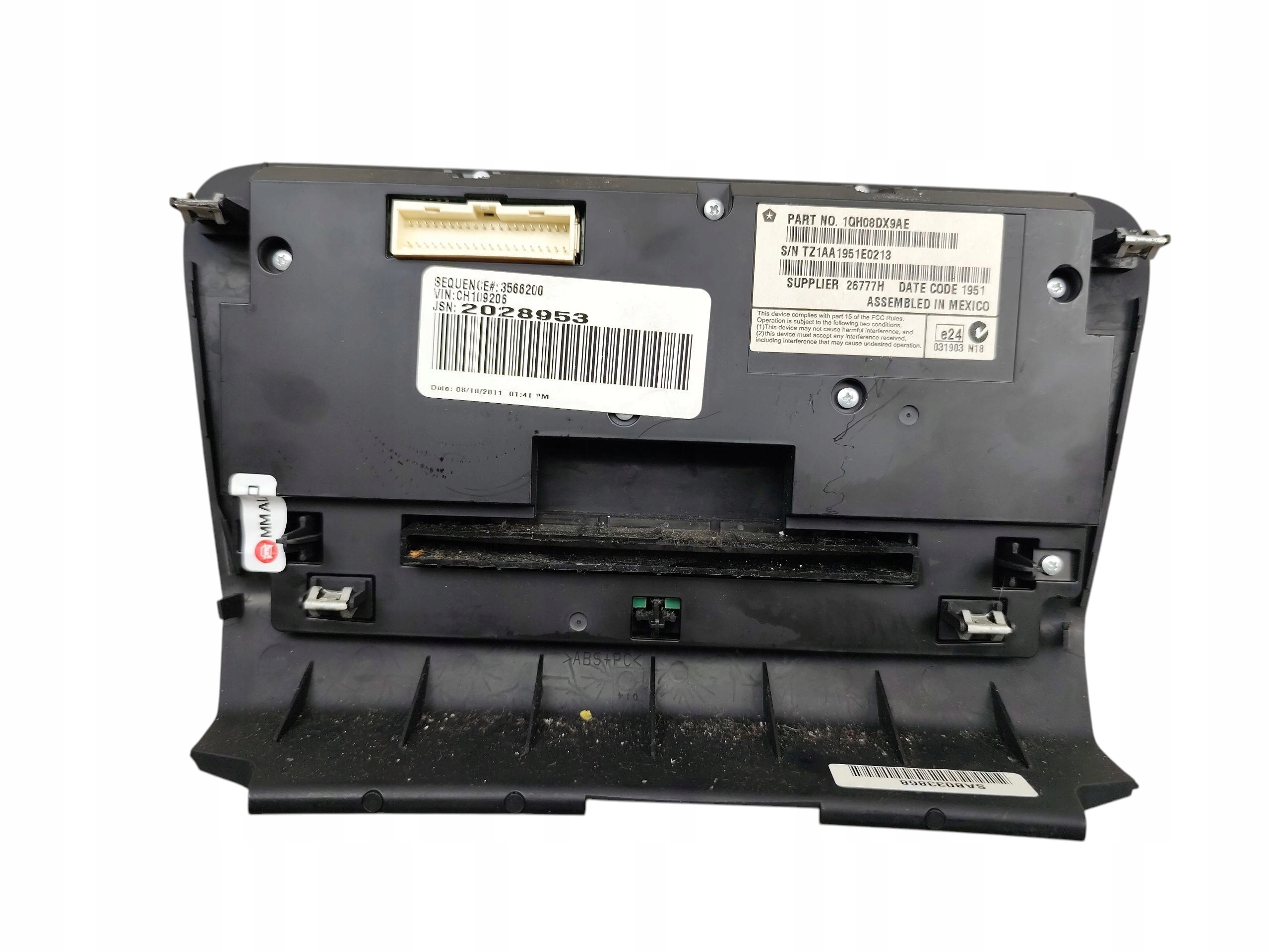 PANEL klími klimatizaci DODGE CHARGER II (2010-2014) 1QH08DX9AE
