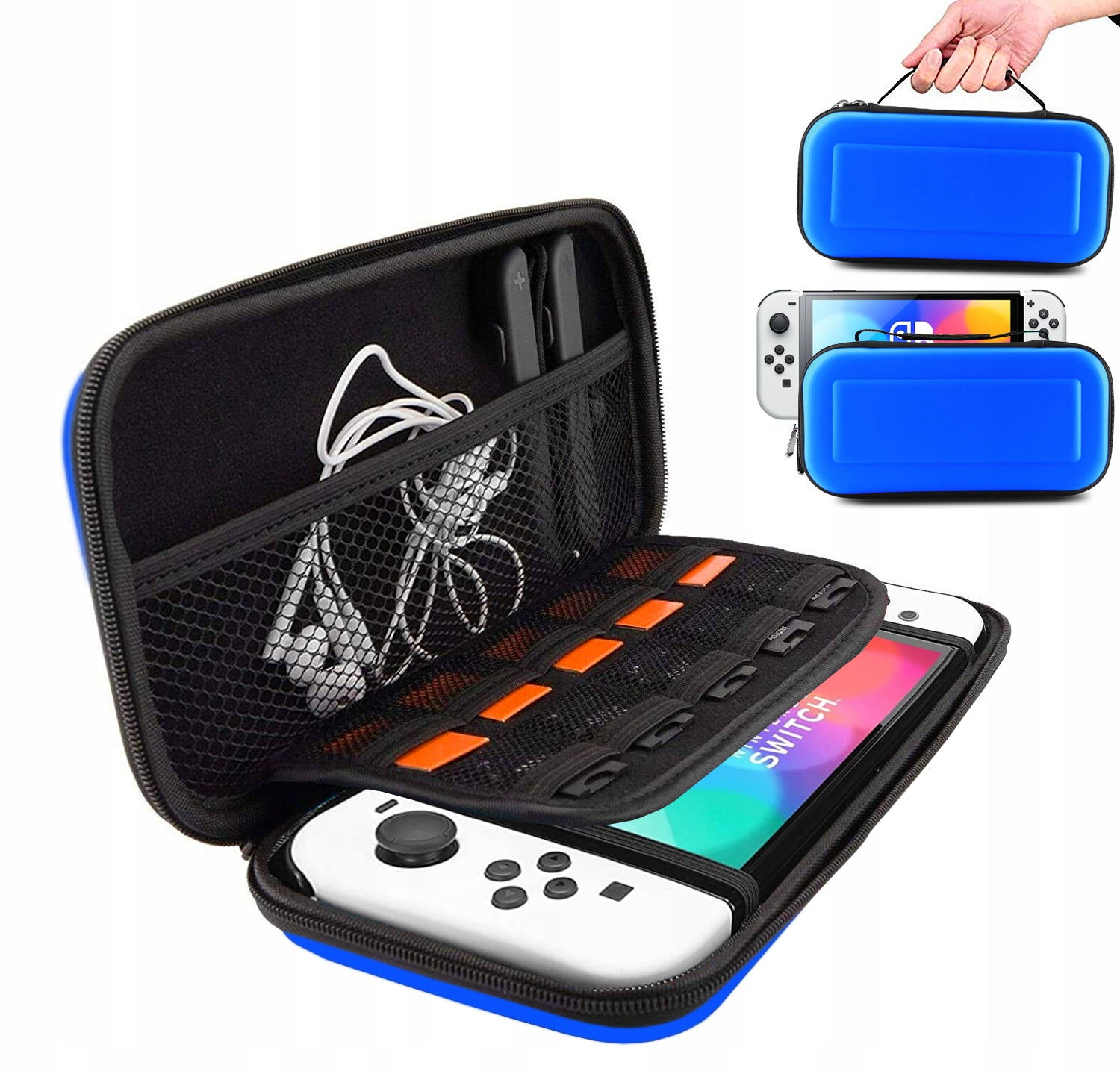 ETUI FUTERAŁ WZMOCNIONY DO NINTENDO SWITCH OLED NIEBIESKI Typ etui