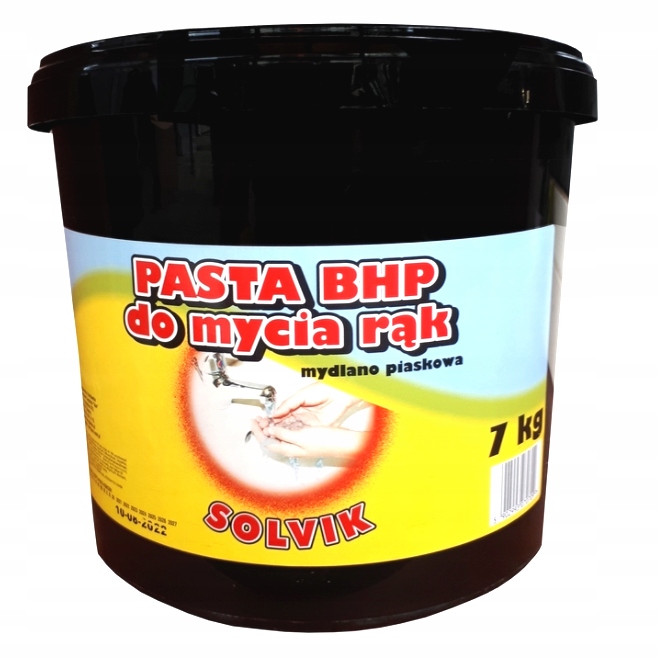 

Pasta Bhp Do Mycia Rąk Mydlano Piaskowa 7KG
