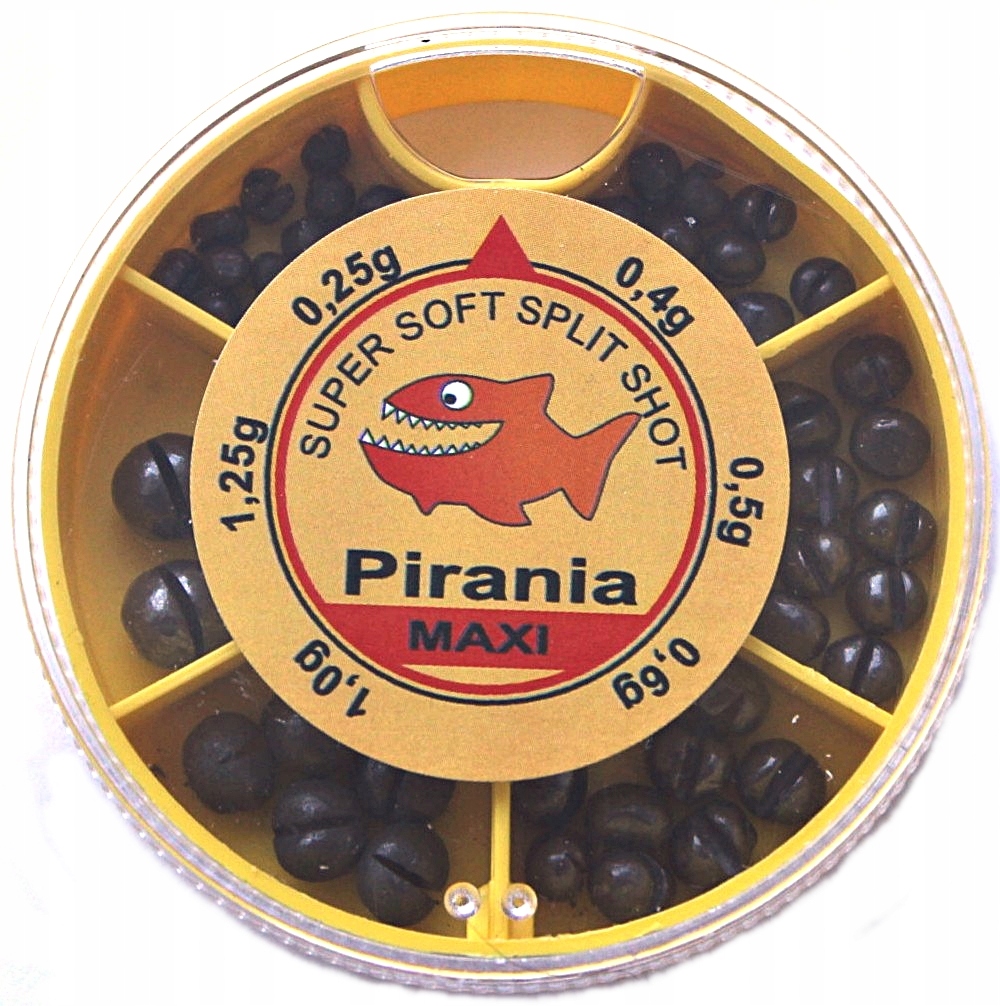 Śrut Wędkarski W Dużym Pudełku XL 80gr. Pirania.