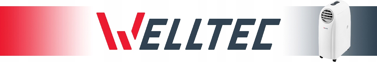 KLIMATYZATOR WELLTEC ACH0909 +USZCZELKA 2,6kW 45m2 Zdolność osuszania 50 l/24h