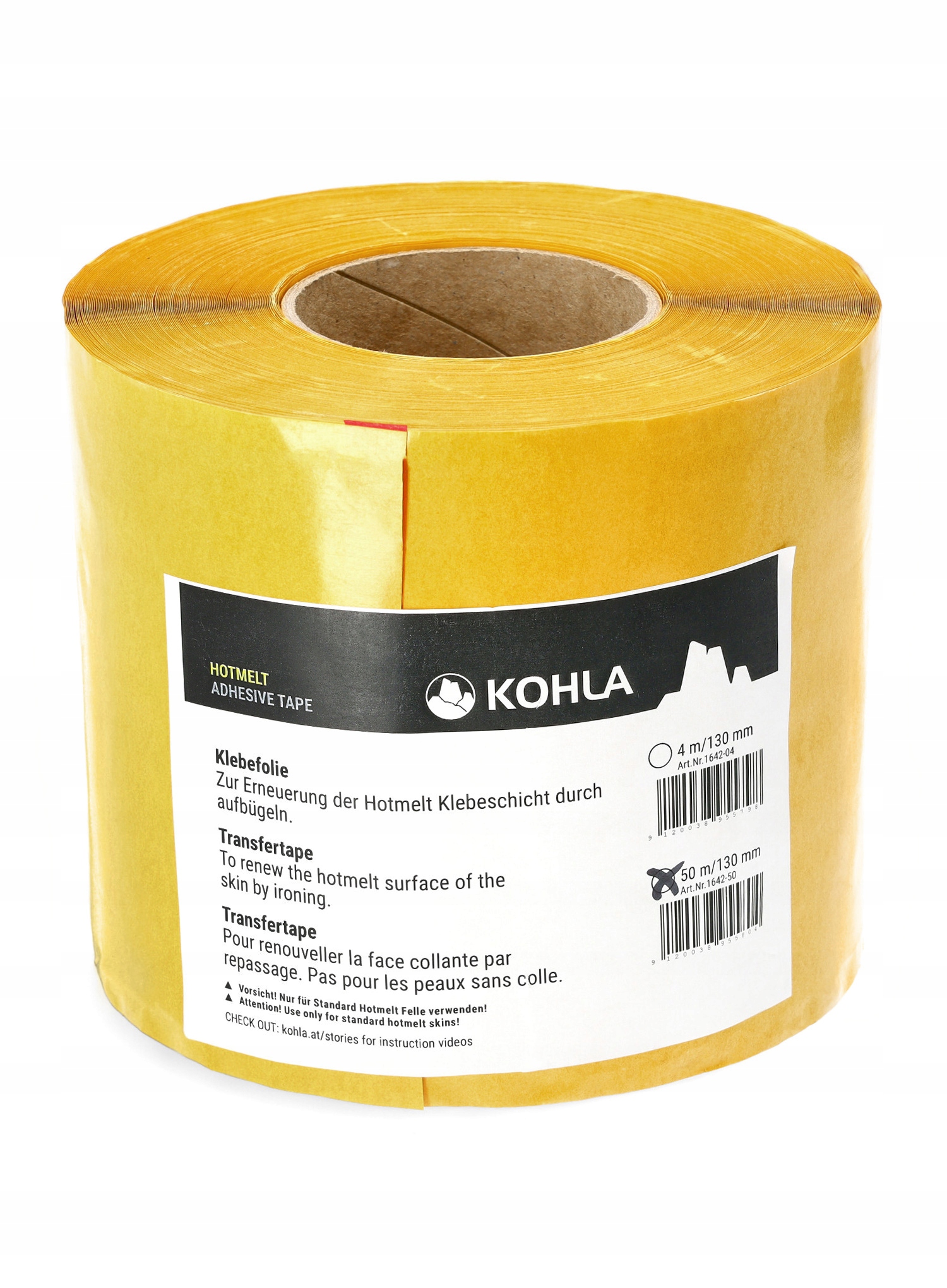 Páska s lepidlem na tuleně Kohla Hotmelt Adhesive Tape 130 mm 50 m