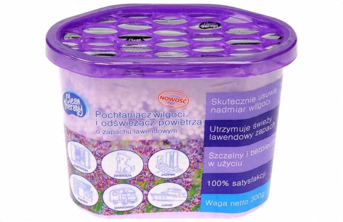 

Pochłaniacz Wilgoci Lawendowy 300G Ravi