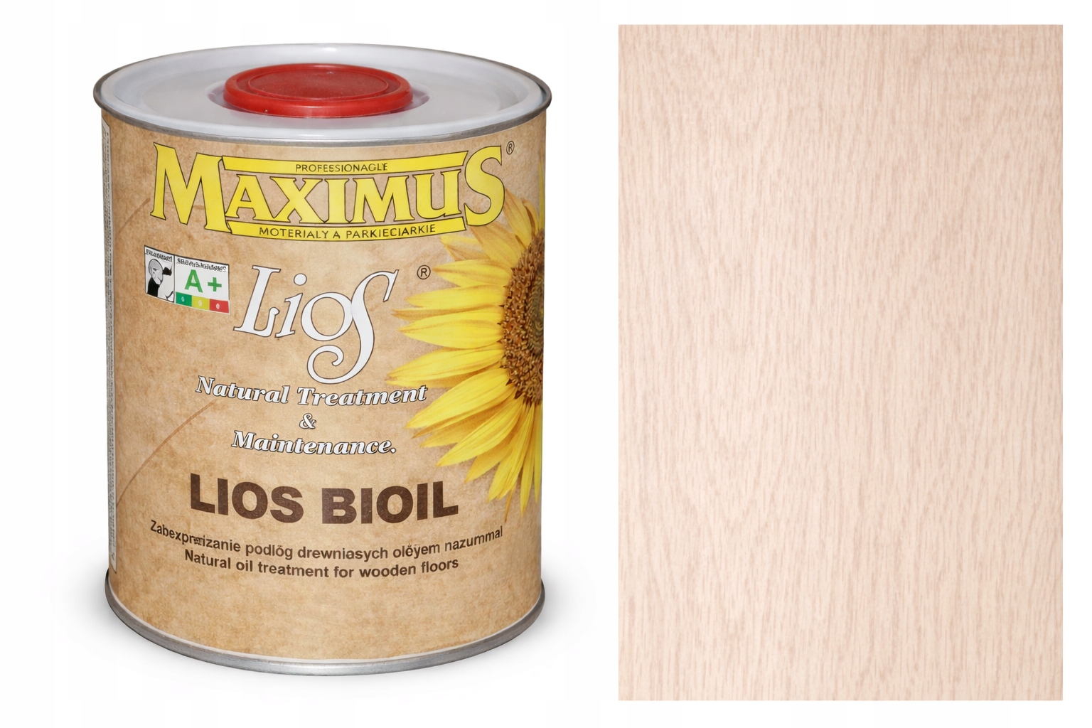 Maximus Lios Bioil Celeste Efekt surového dřeva 1L barvicí olej na dřevo