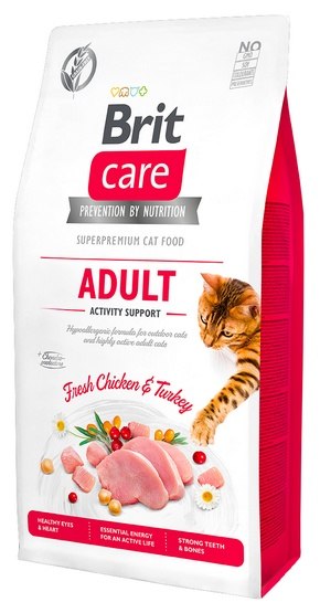 Levně Brit Care Cat Adult Activity Support 2 kg