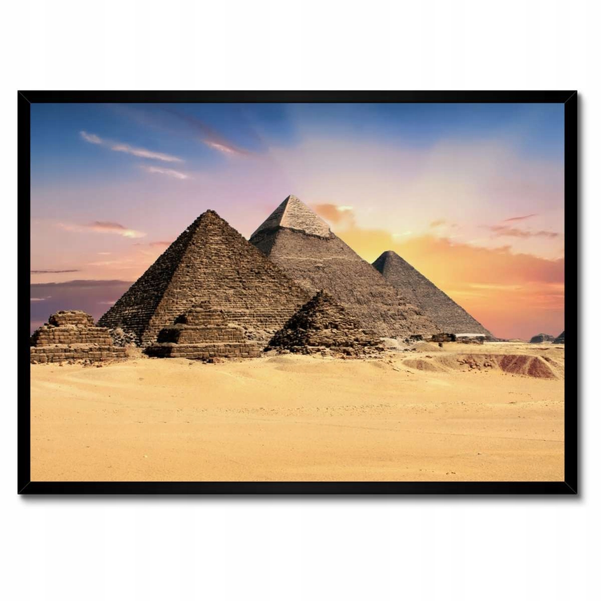 Plakáty v rámu 70x50 Pyramidy Egypt Krajina