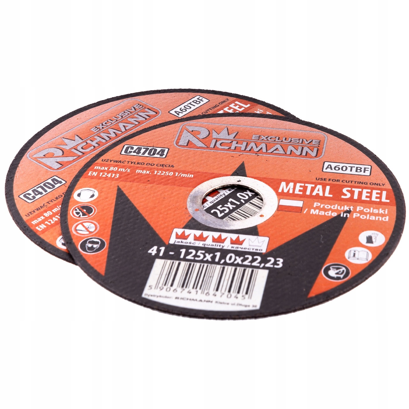 

Tarcza do cięcia metalu Richmann 125x1x22,23mm