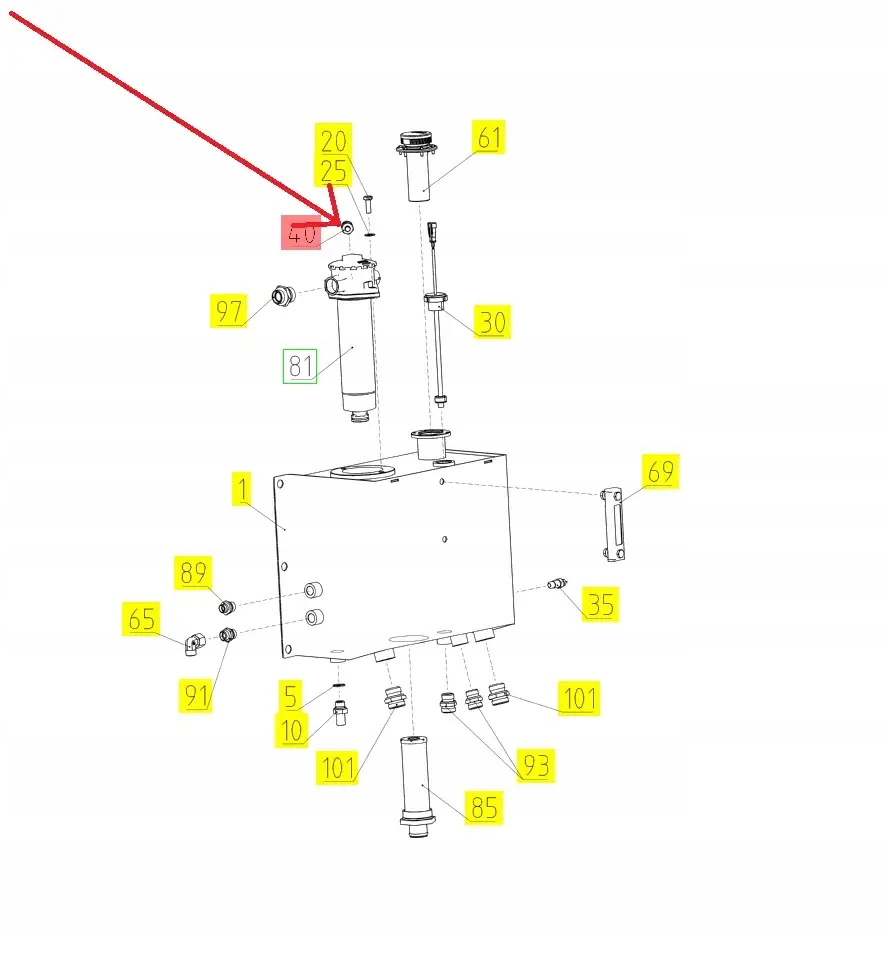 102469007 Czujnik ciśnienia oleju Producent części Rostselmash