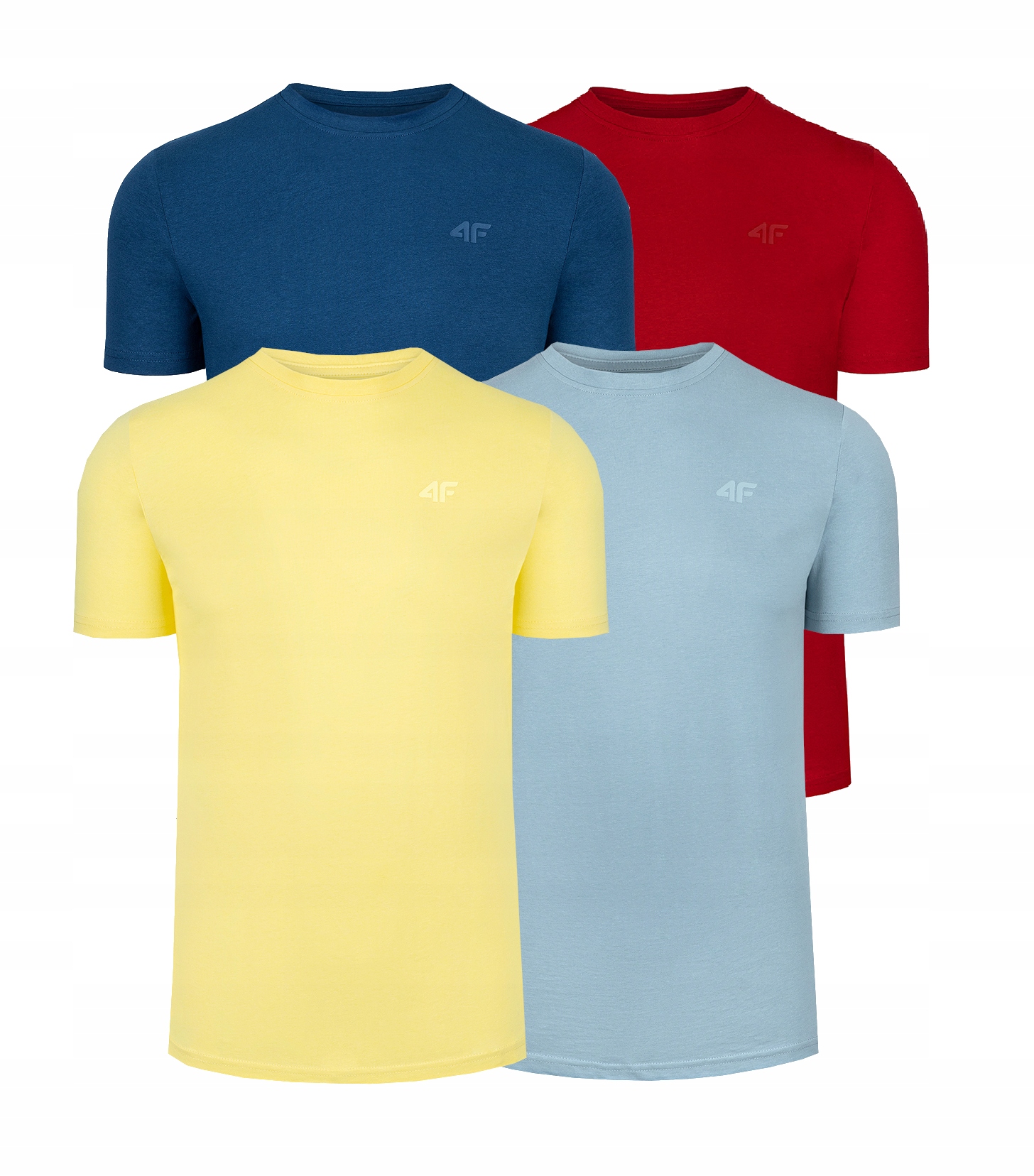 

4F T-shirt Koszulka Męska Zestaw 4 Szt.