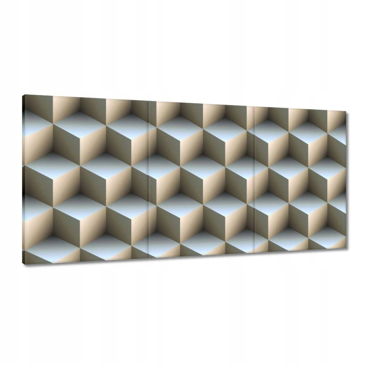 Obrazy 180x90 Kocky 3D