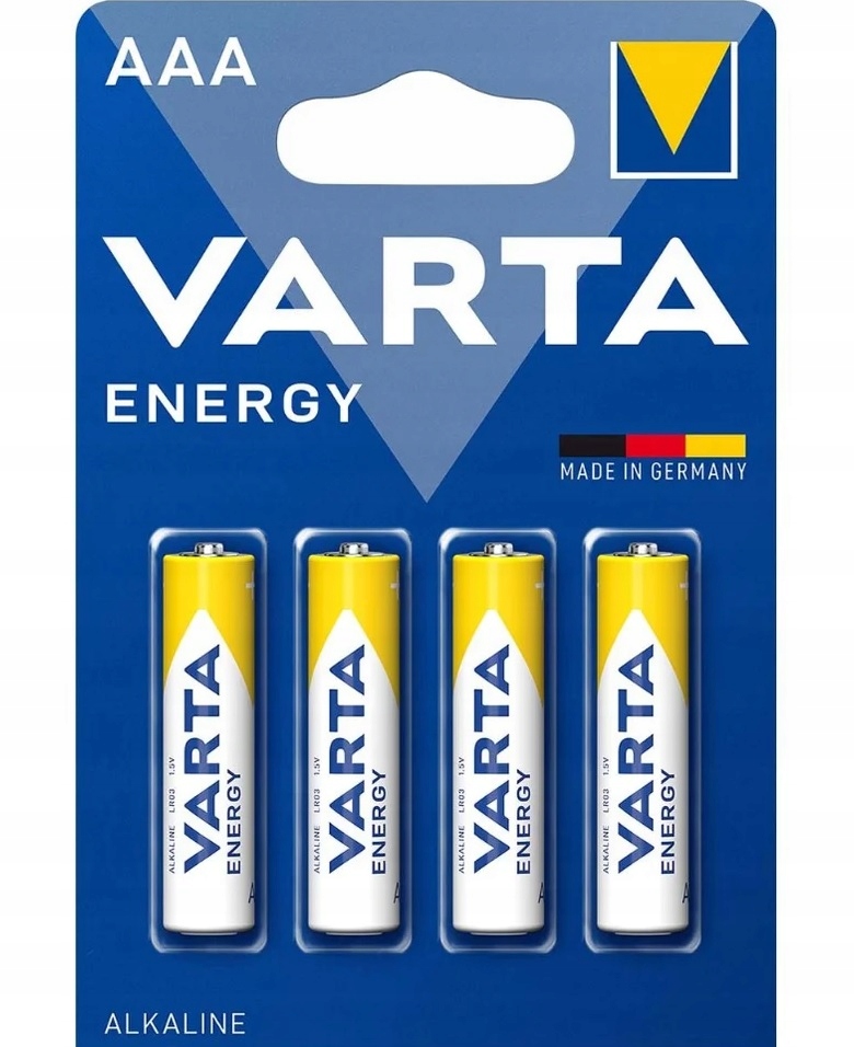 

4x Baterie Aaa LR03 Varta Energy Alkaline Germany